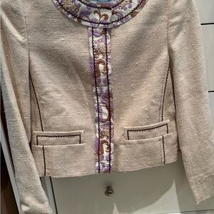 Prada 2015 silk evening jacket 38